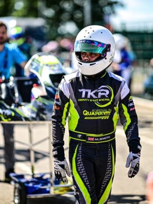 Karting Driver Achieving Victory with Trinity Kart Racing